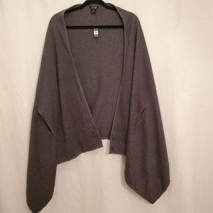 Nic&Zoe Grey Cape w/Silver studded accents NWT